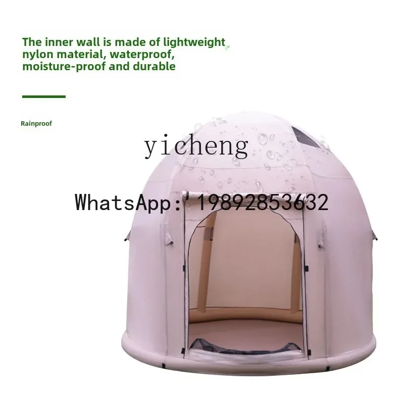 inflatable tent outdoor camping portable free camping large tent camping equipment