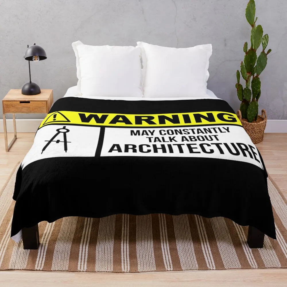 Funny architect Throw Blanket Large Thins Blankets