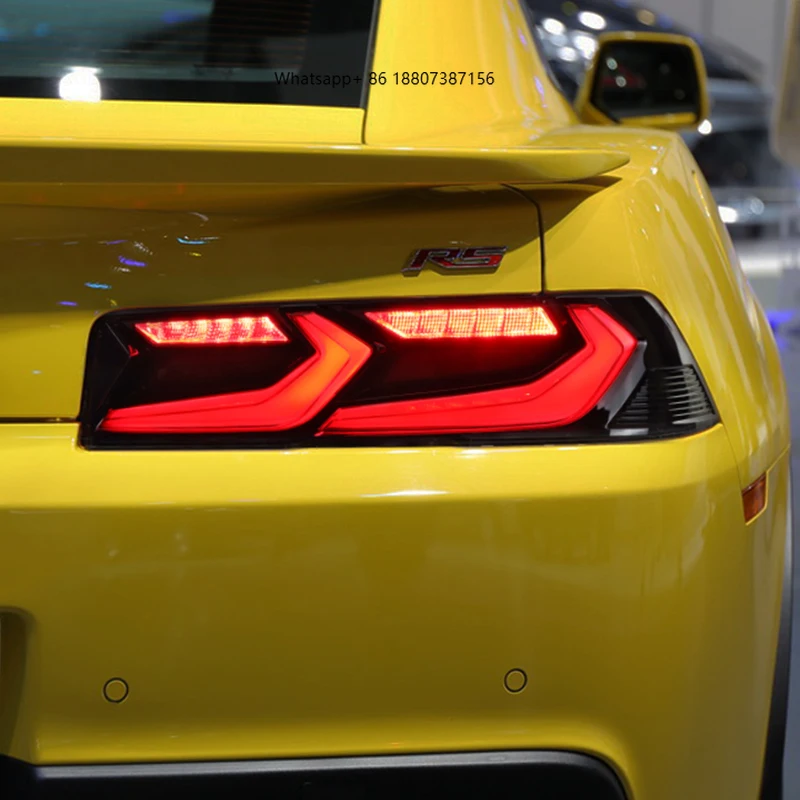 

FT Car Lights ForChevrolet Camaro C8 Taillights 2014-2015 LED Tail Lamp Dynamic Turn Signal Light Car Taillights Assembly