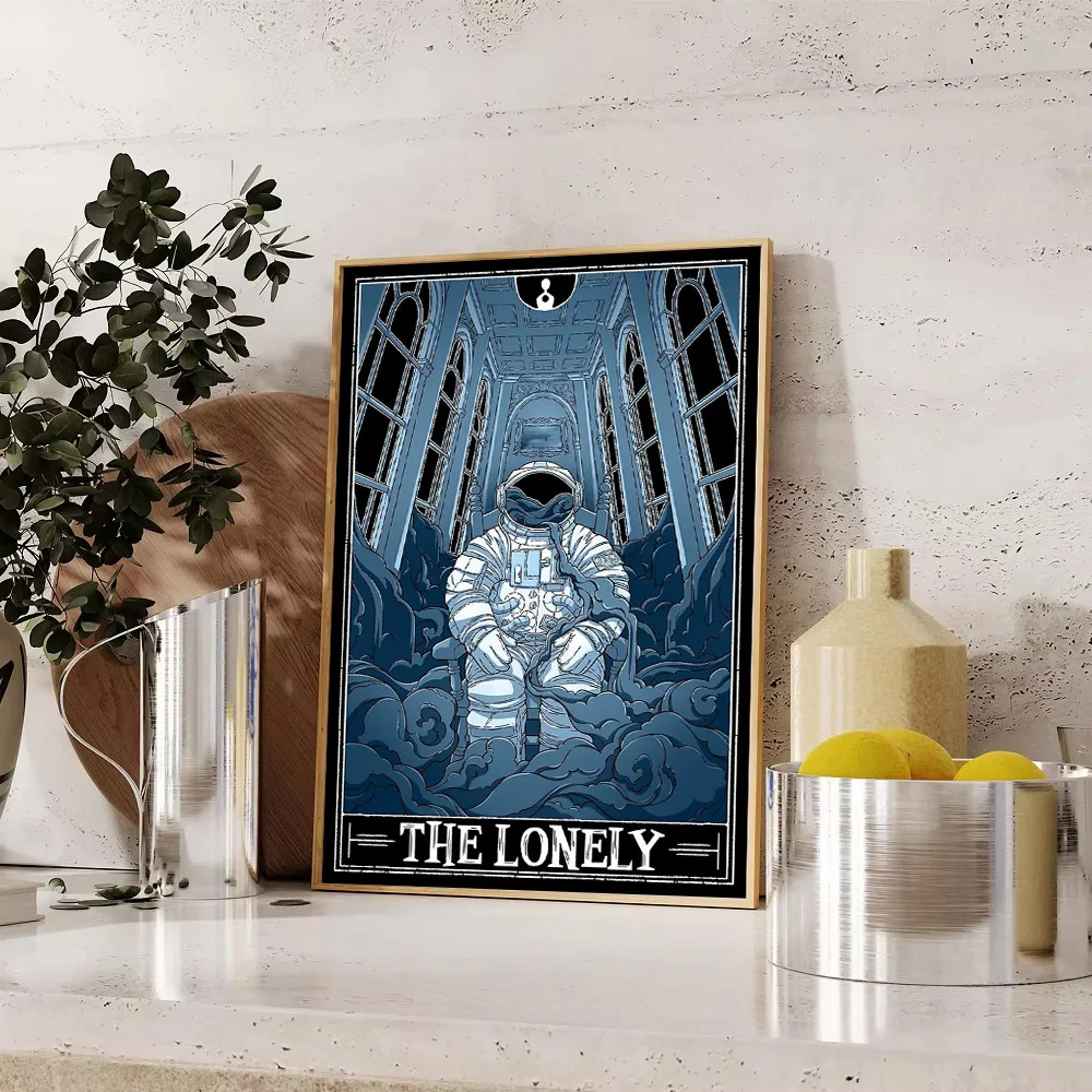 رائد الفضاء الفضائي قماش جدار الفن غالاكسي سديم اللوحة الخيال العلمي المشارك ديكور المنزل الحديثة مجردة الفن الطباعة #1