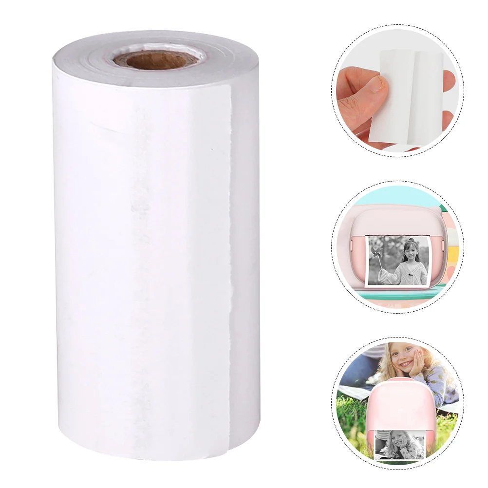 3 Rouleaux de papier pour appareil photo, papiers thermiques pour caisse enregistreuse, recharge d'imprimante instantanée pour enfant