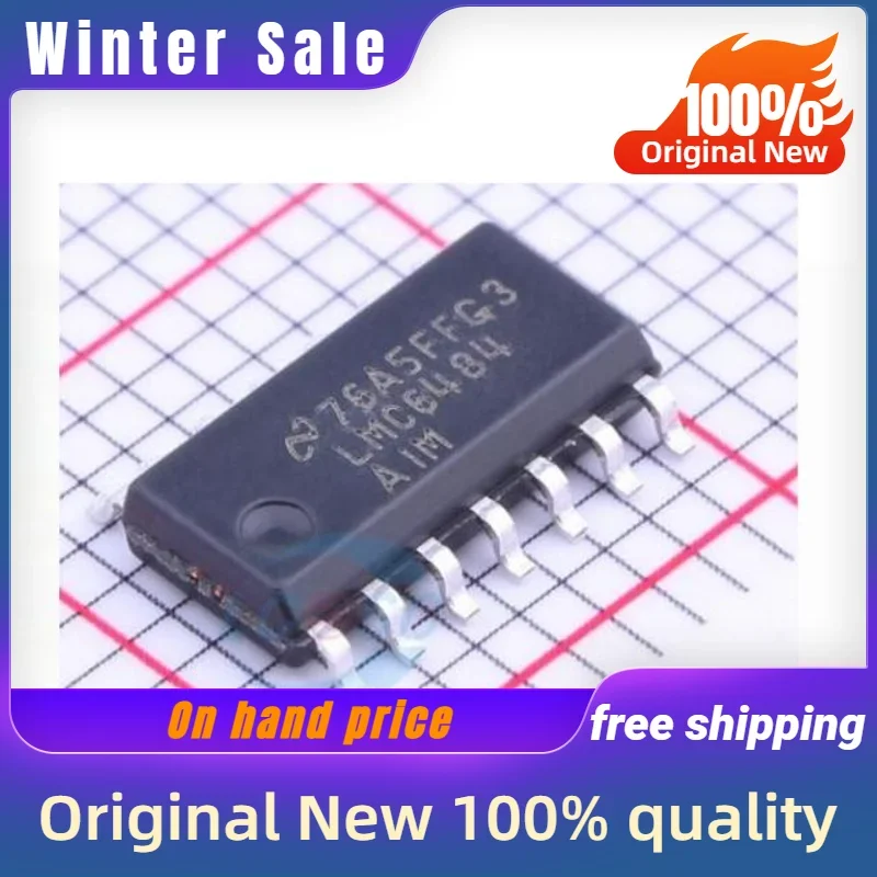 10PCS New original SOIC-14 LMC6484AIMX/NOPB quality goods