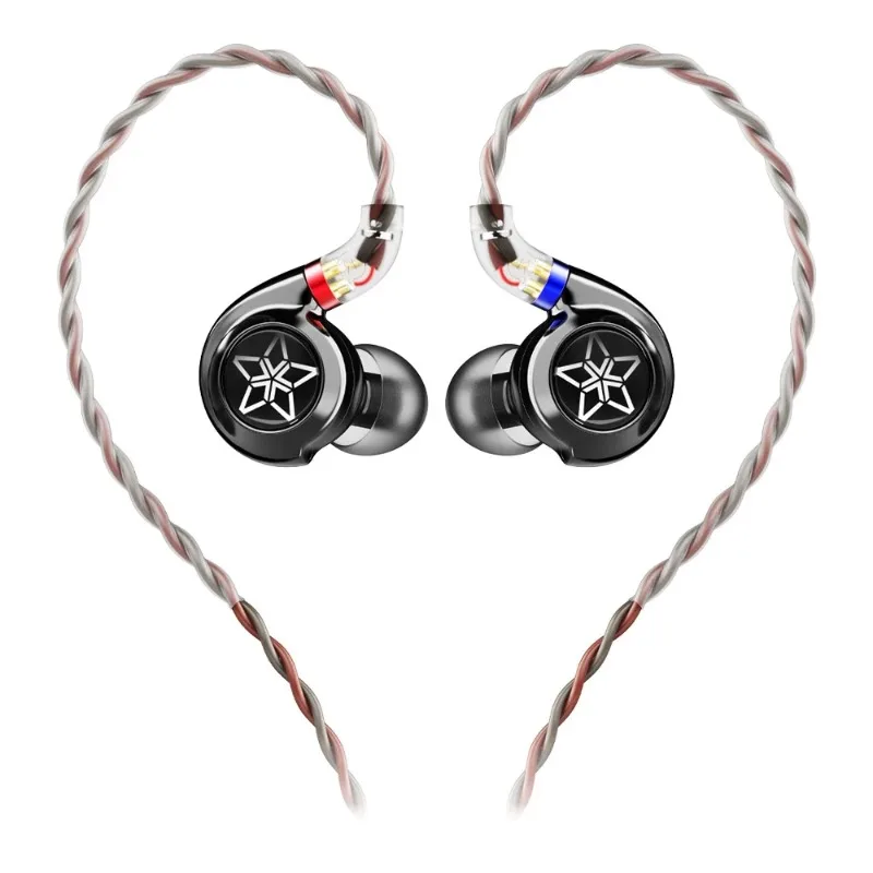 FiiO FH11 1DD+1BA 하이브리드 드라이버 인이어 이어폰 IEM 고해상도 오디오(0.78mm 분리형 케이블 포함) HiFi 스테레오 유선 이어버드 독특…
