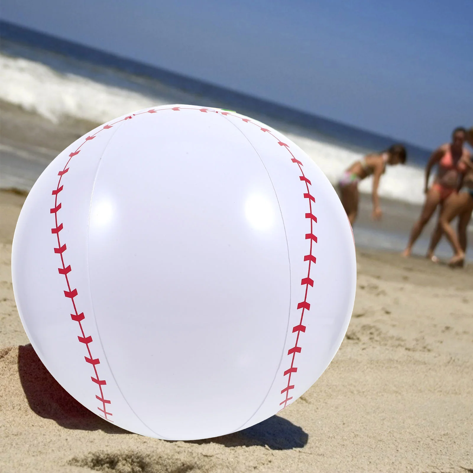 

Inflatable Football Toy Sports Balls Beach Playing Decorations Baseball Party for Teens Pool