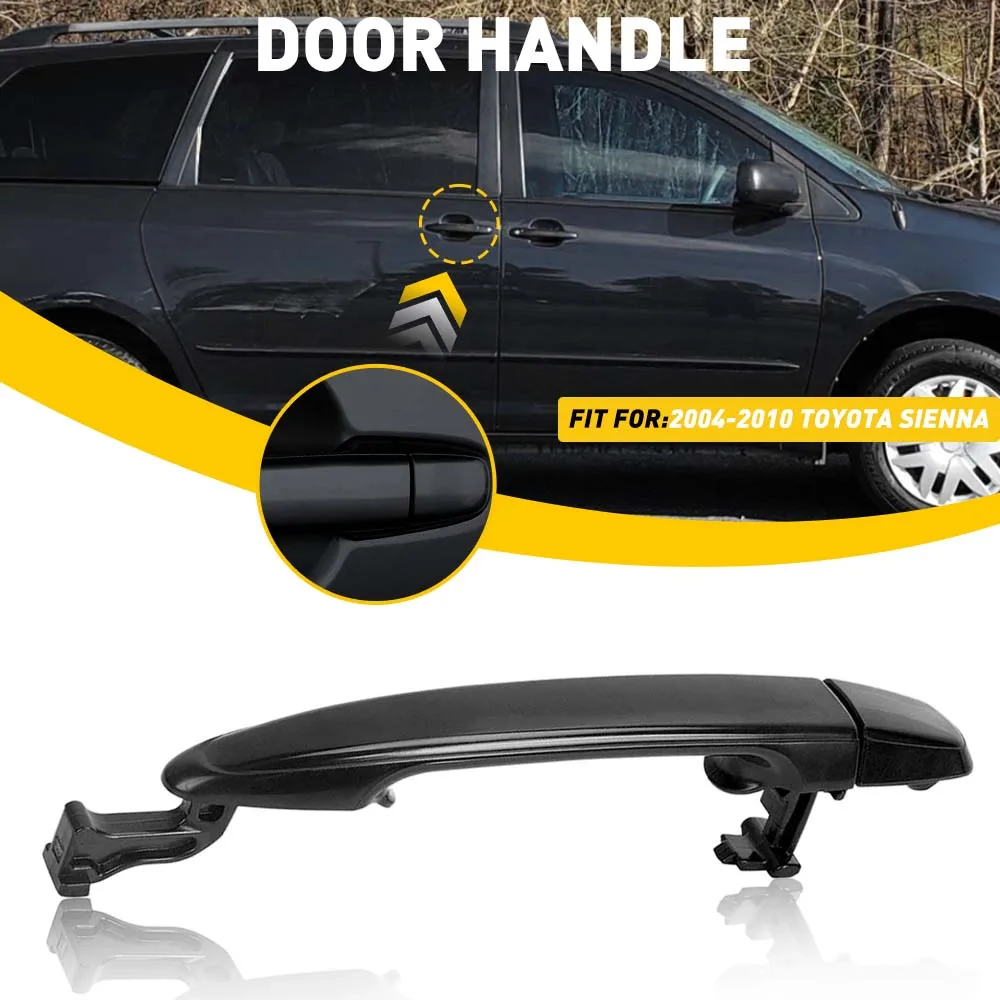 Exterior Door Handles Suitable For Toyota Senna 2004 2005 2006 2007 2008 2009 2010 Car Rear Door Handle Car Accessories