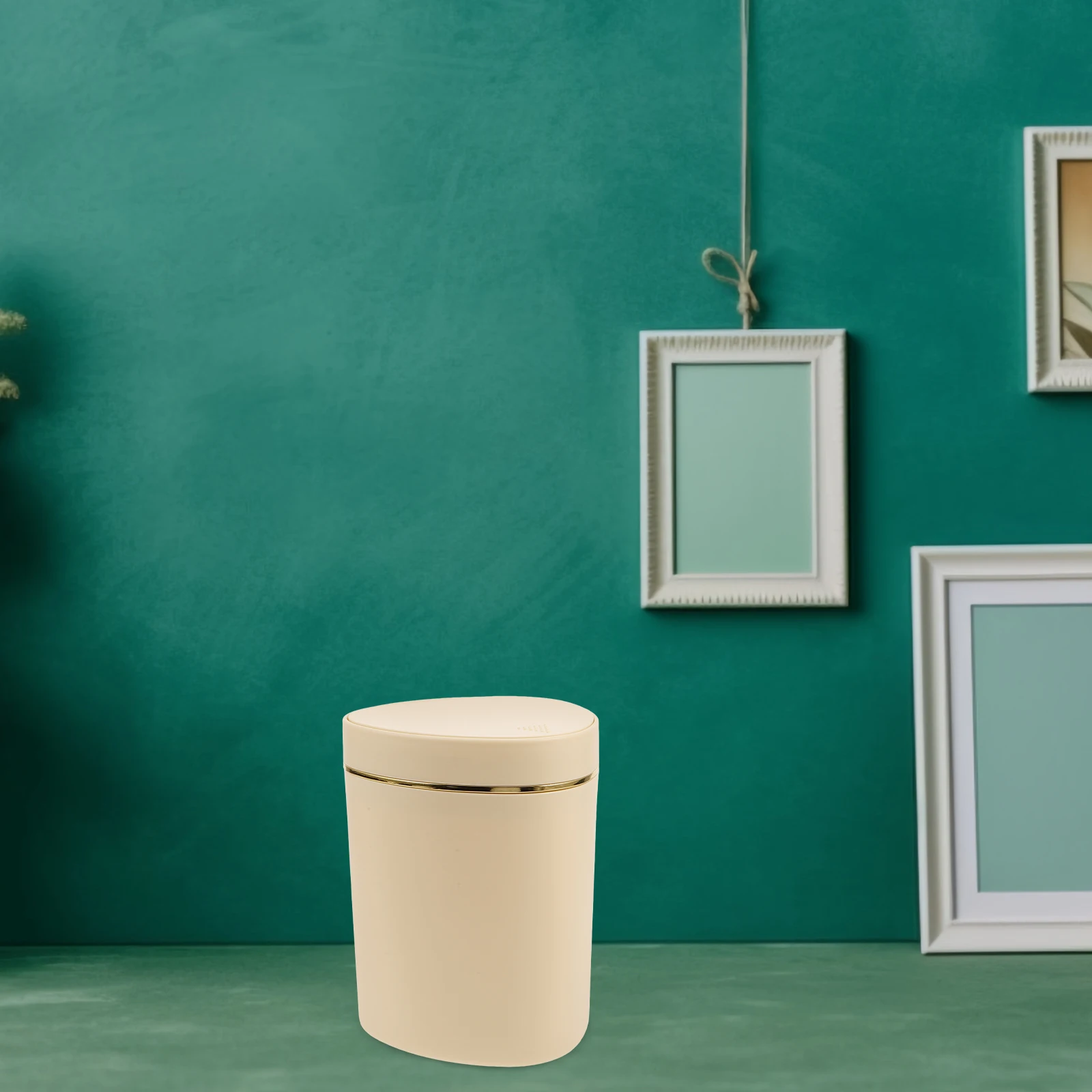 

1pcs Mini Desktop Trash Can Press Design Compact Plastic Waste Basket For Countertop Bedroom Living Room Desk Dustbin Car