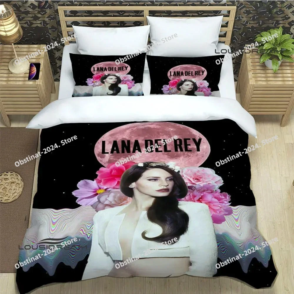 Lana Del Rey printed Bedding Sets exquisite bed supplies set duvet cover bed comforter set bedding set luxury birthday gift