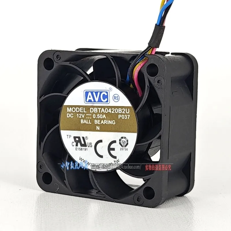 ORIGINAL DBTA0420B2U 12V 0.50A 4020 40*40*20mm NEW COOLING FAN RADIATOR