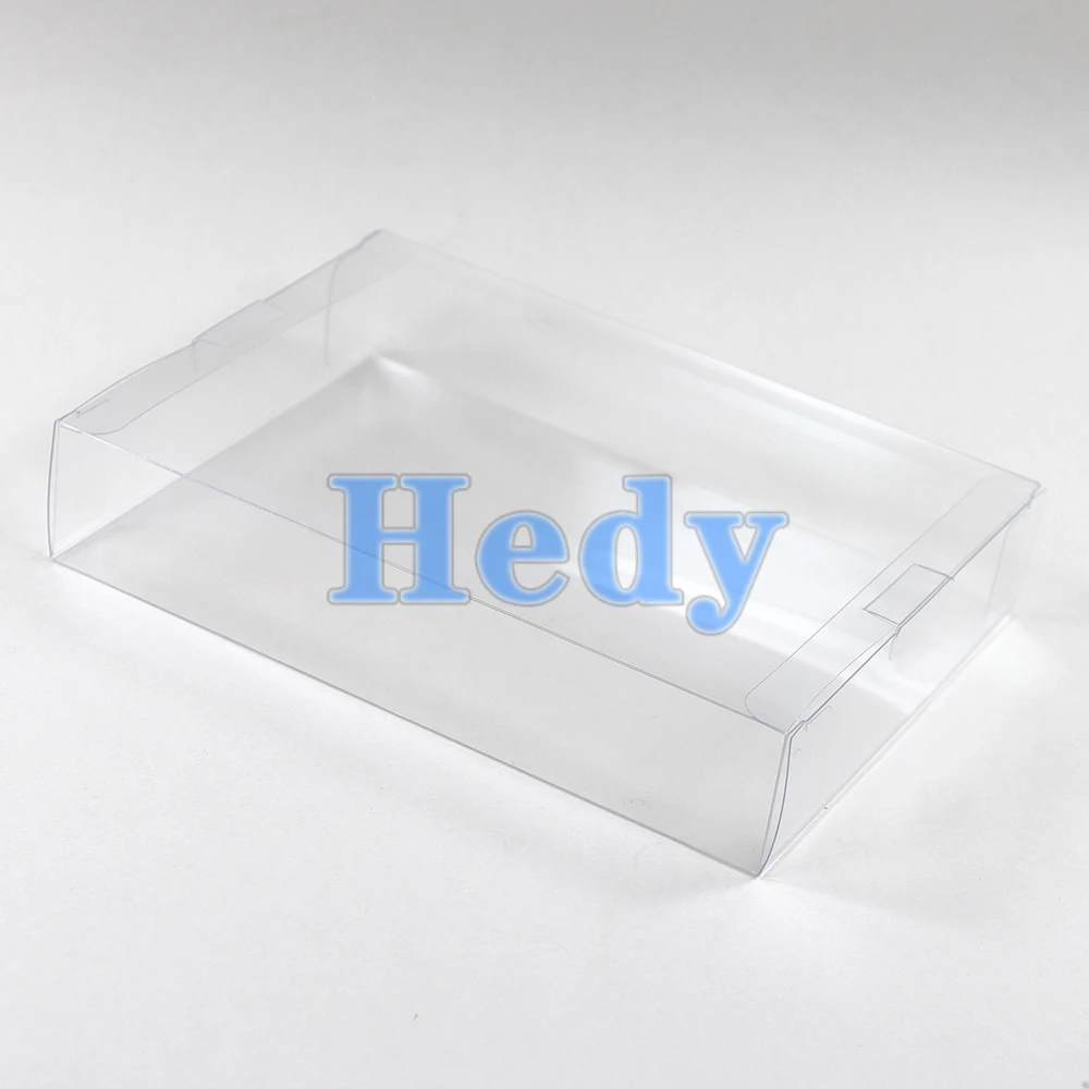 300 Uds para cajas de juegos de Nintendo transparente para SNES N64 caja protectora de juegos CIB juegos Protector de plástico PET
