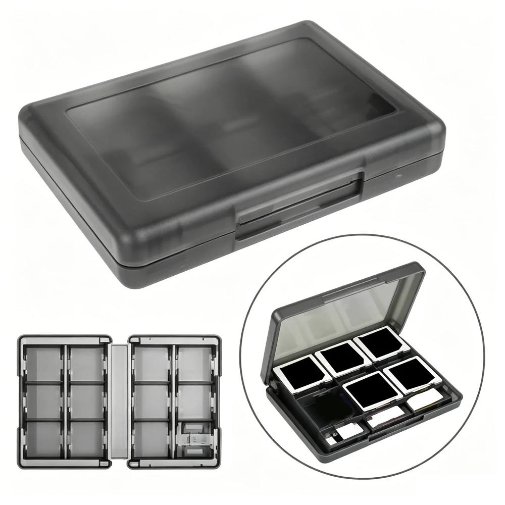 Estuche portátil para 28 tarjetas de juego para NEW 3DS / 3DS / DSi XL / DSi LL / DS Lite, caja de almacenamiento rígida para cartuchos, accesorios de juego