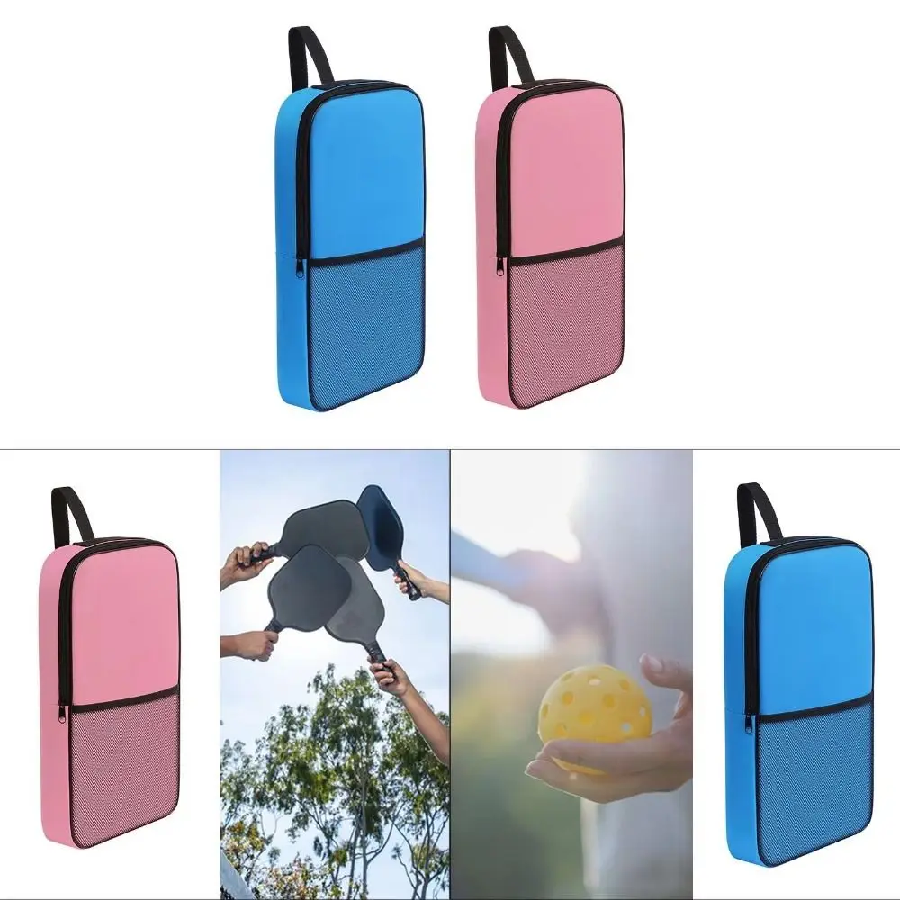 Large Capacity Pickleball Crossbody Bag Zipper Closure Waterproof Pickleball Paddle Bag Professional Adjustable Strap