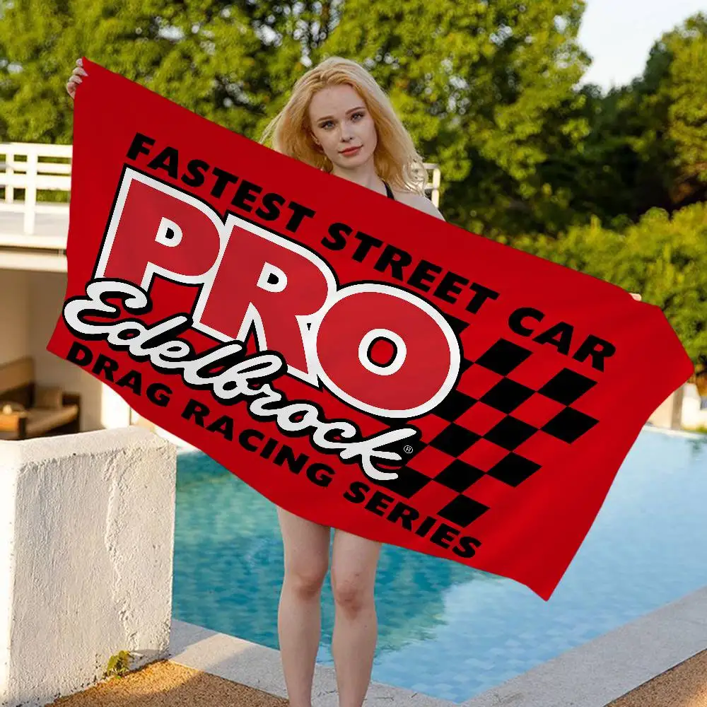 Racing Car Edelbrocks Big Microfiber Beach Towels Quick Dry Towel Sand Beach Towels Pool Towel for Travel Swim Pool Yoga