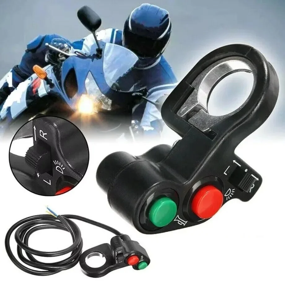 

Motorcycle Scooter Switch 7/8" Handlebar Horn Turn Signals Lights Controller Switch Motorcycle Modified Parts Handlebar Switch