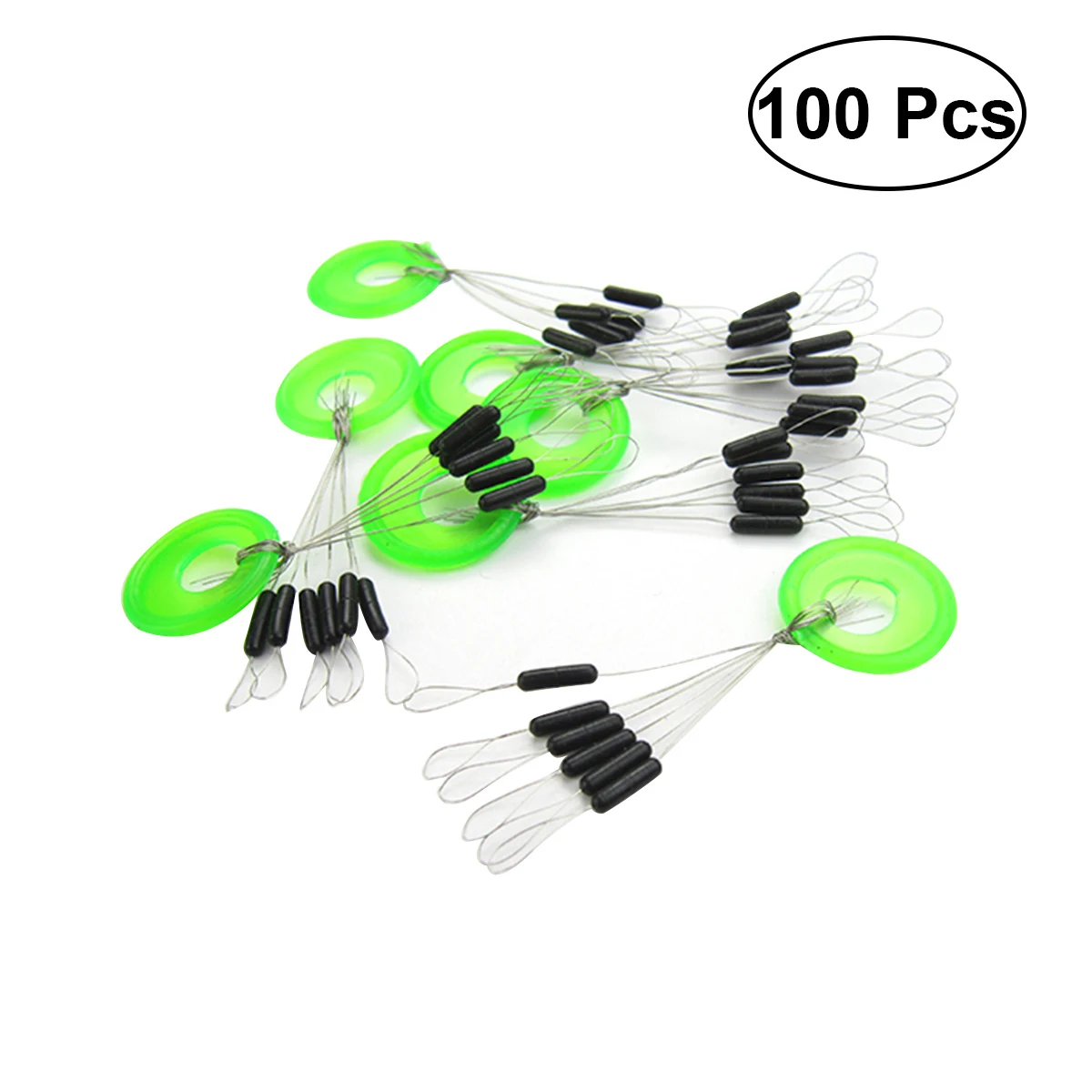 

Fishing Bobber Float Stopper Space Beans Size Silicone Rubber Bobber Stopper Portable Fishing Stoppers for Stream