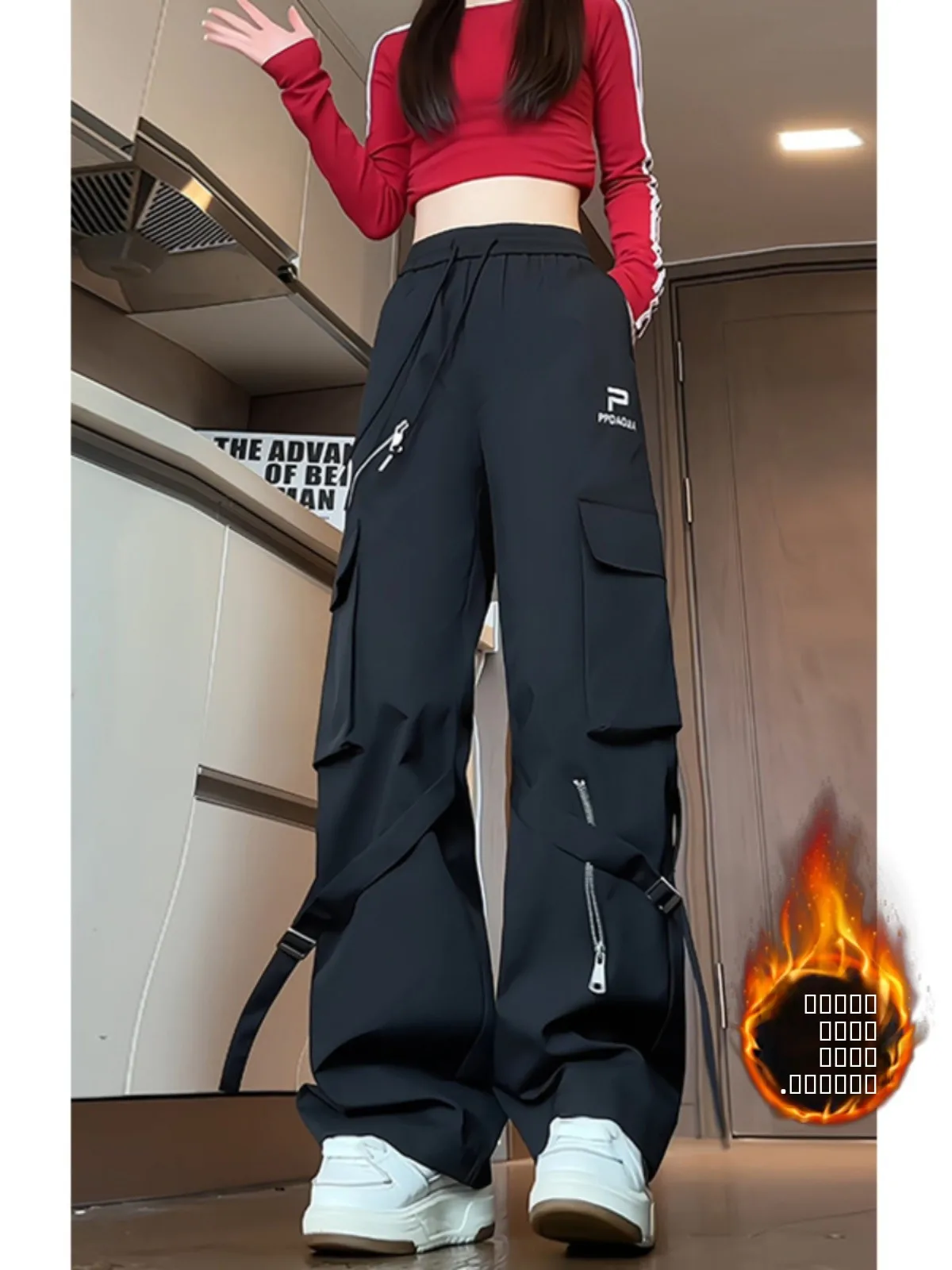 

Американские рабочие брюки для мужчин, зимние, на флисовой подкладке, водонепроницаемые, для походов, свободные, прямые, повседневные, длинные штаны