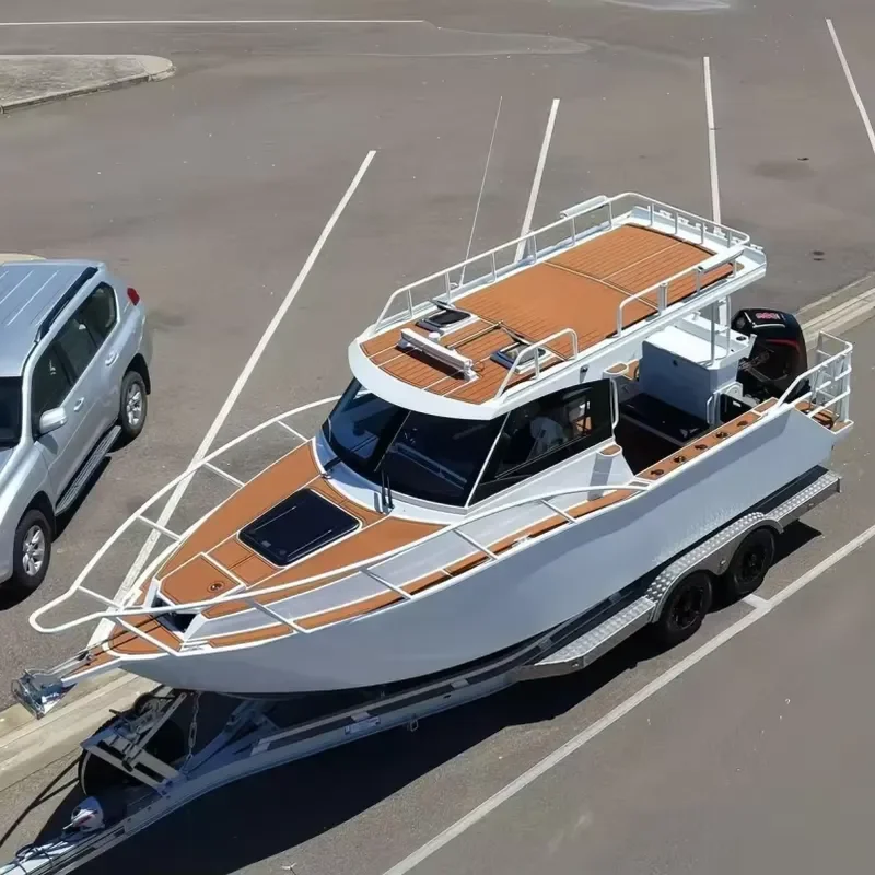 SeaKing Boss 770 Max 300HP-400HP Marine Grade 25ft 7.5m Welded Aluminum Outboard Sport Yacht Cruising Fishing Boat