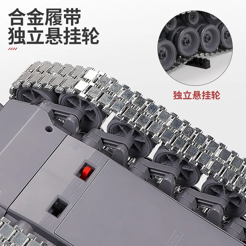 Remote Controlled Tracked Tank Capable Of Launching Battles, Super Large Simulation Children'S Toy Boy Gift