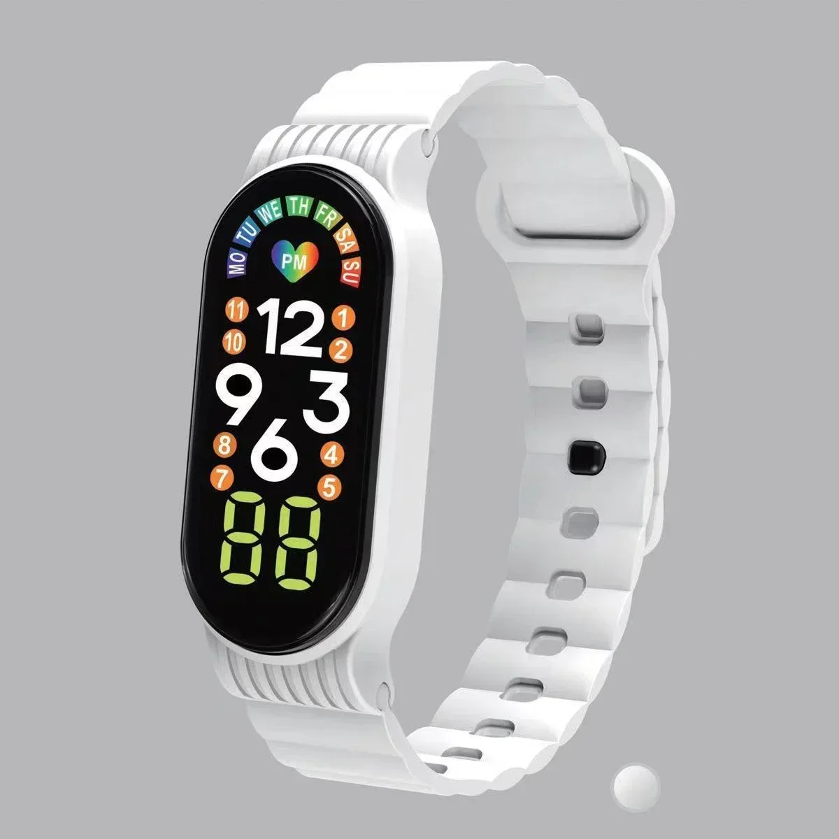 Reloj electrónico Digital deportivo para niños, pantalla táctil a Color, resistente al agua, LED