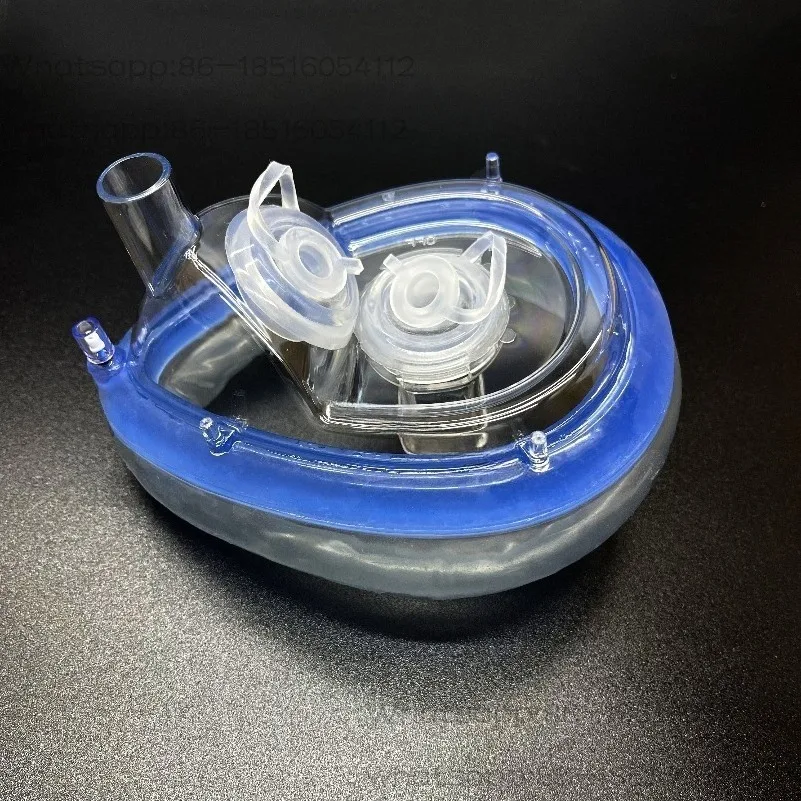 Medical Endoscopy Anesthesia Mask Fiberoptic Bronchoscopy Gastroscopy Intubated Respiratory Mask with Dental Pads