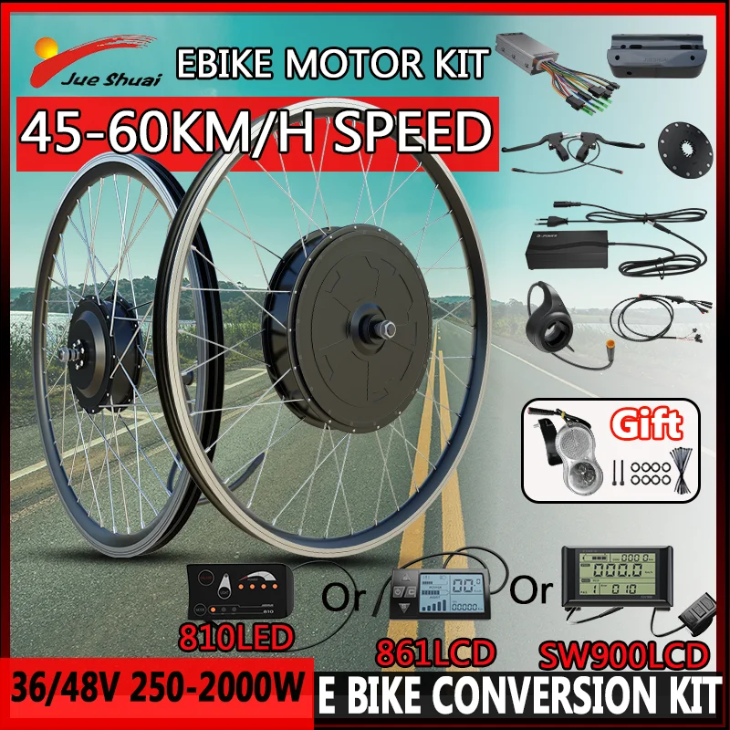 250W-2000W Electric Bike Conversion Kit 20