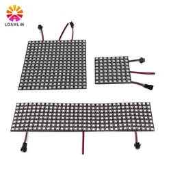 WS2812 WS2812B Digital Flexible Led Panel 8*8 16*16 8*32 Pxiels,WS2812 Individually Addressable RGB Full Dream Color DC5V