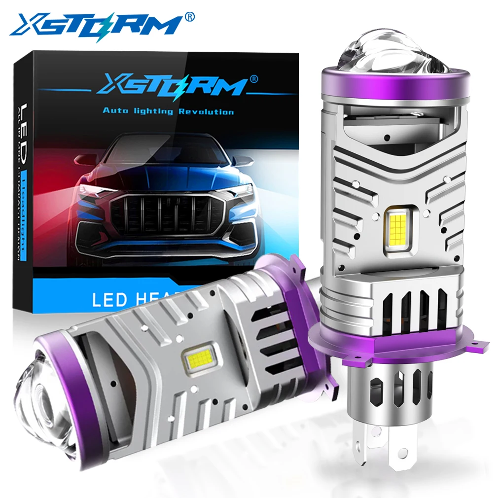 

XSTORM H4 9003 HB2 Светодиодные линзы проектора Автомобильные фары Лампы Canbus Супер яркие светодиодные фонари H4 Hi/Low Beam для авто мотоциклетных ламп