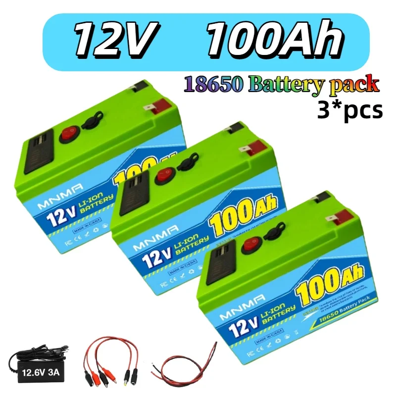 

12V 120Ah Built-in 100A BMS Temperature protectionCycle Life Home4000+ Cycles Long LiFePo4 Battery, Energy Storage Solar System,