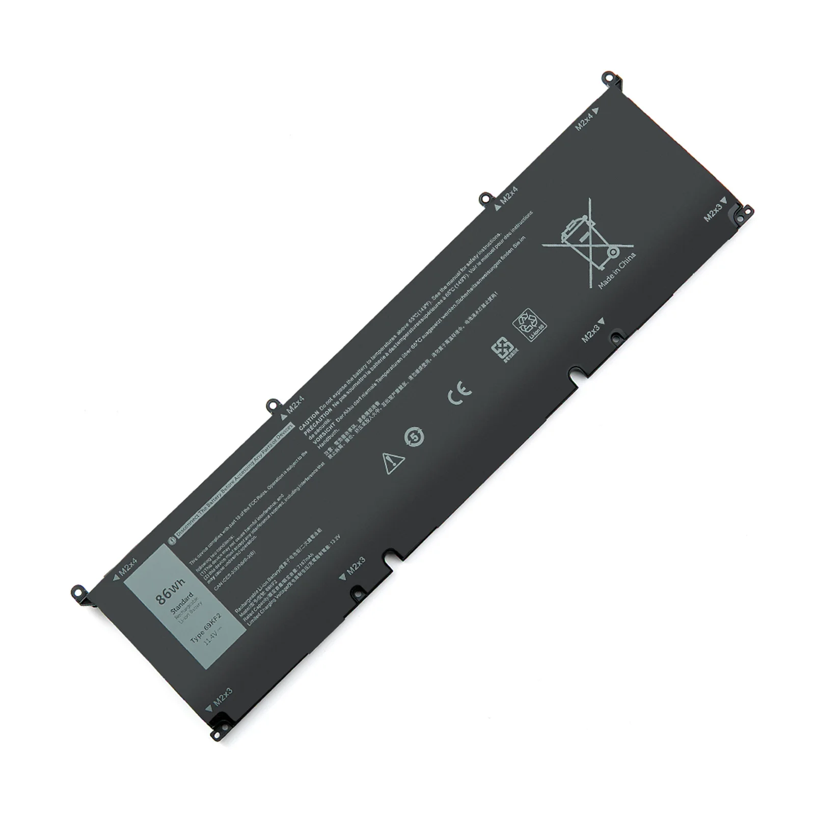 BVBH 69KF 2 bateria do DELL XPS 15 9500 9510 9520 9530 precyzja 5550 5560 G15 5510 5511 5520 5515 5521 G7 15 7500 P91F P87F