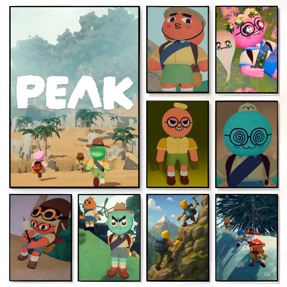 Competitive Casual Chinese Hot Game P-PEAKS Poster American Film Mural Home Childrens Room Wall Decor Print