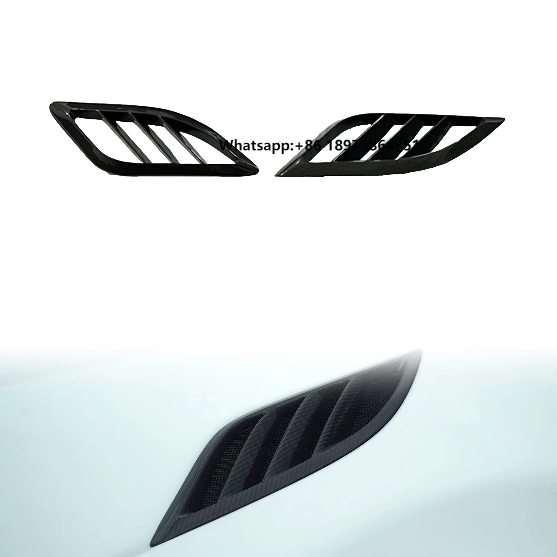 

Ferrari Portofino Auto Parts N Style Dry Carbon Fiber Body Kits Automotive Accessories Engine Cover Air Inlet Ferrari Portofino