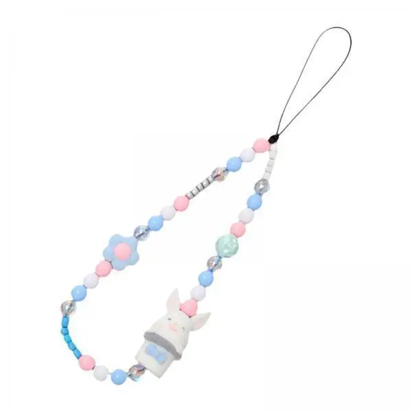 

Beaded Phone Strap Wrist Charm Bracelet Keychain Chain Pendant for Universal Phone Accessories and Creative Bag Decoration