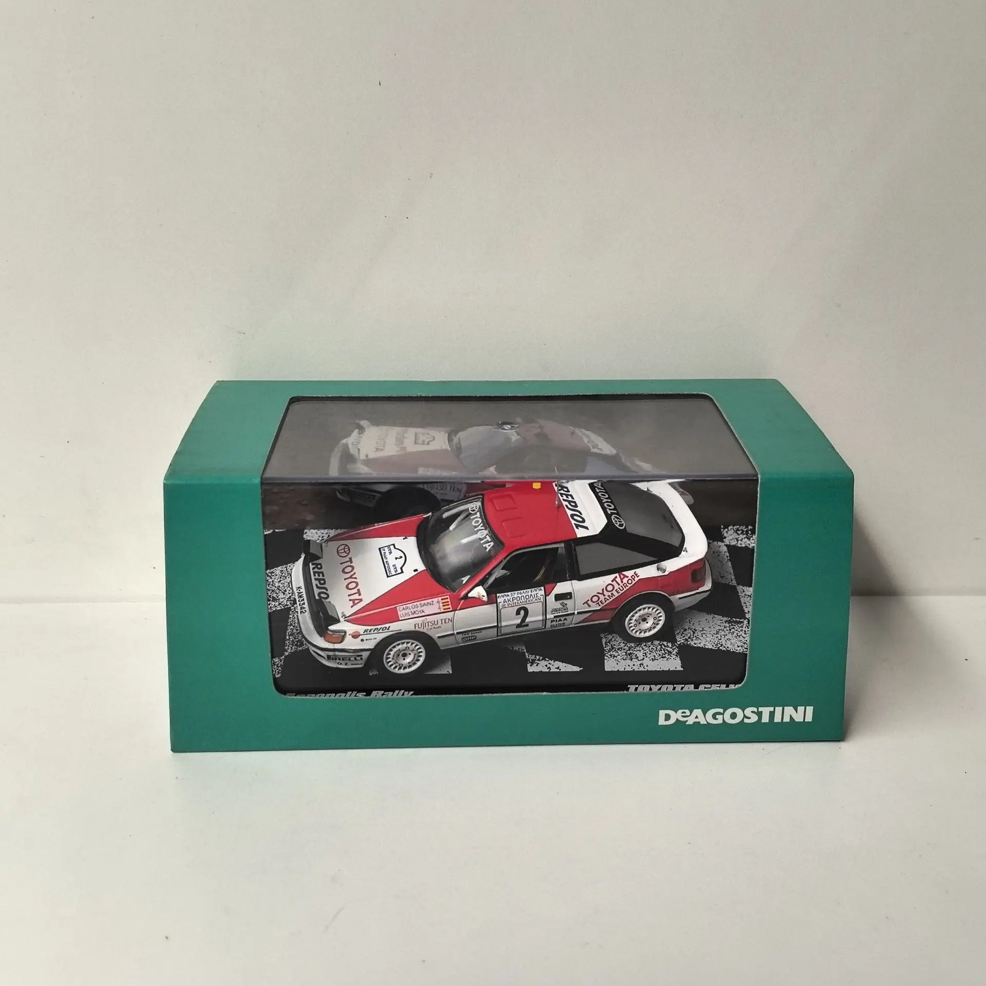 

Масштабная модель Diecast DEA 1/43 Toyota Celica GT-4 # Модель автомобиля 2M из сплава, 1990 год