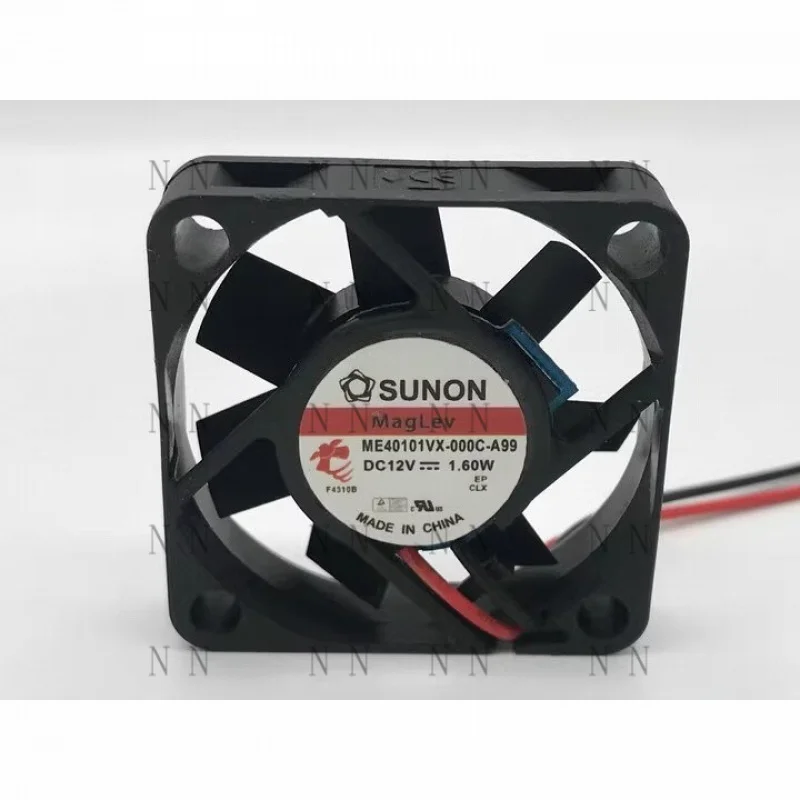 WEP  NEW FOR SUNON ME40101VX-000C-A99 4010 12V 1.60W 4CM Magnetic levitation fan