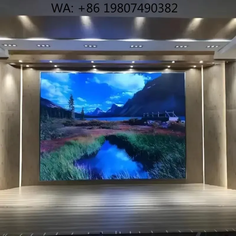 Ultra HD Custom LED Display Screen, Professional Panel for Indoor Stage Conference Hall and Restaurant Commercial Visual Display