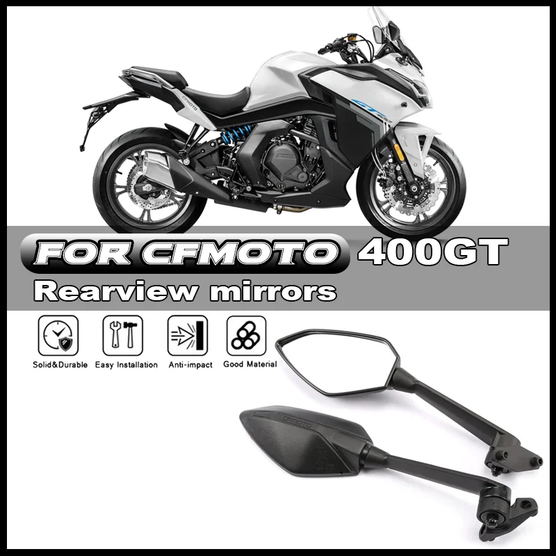 For CFMOTO 400GT 650GT GT CF400-5 CF650-8 Motorcycle Original Rearview Mirror Left Right Reversing Mirror Reflective Mirrors