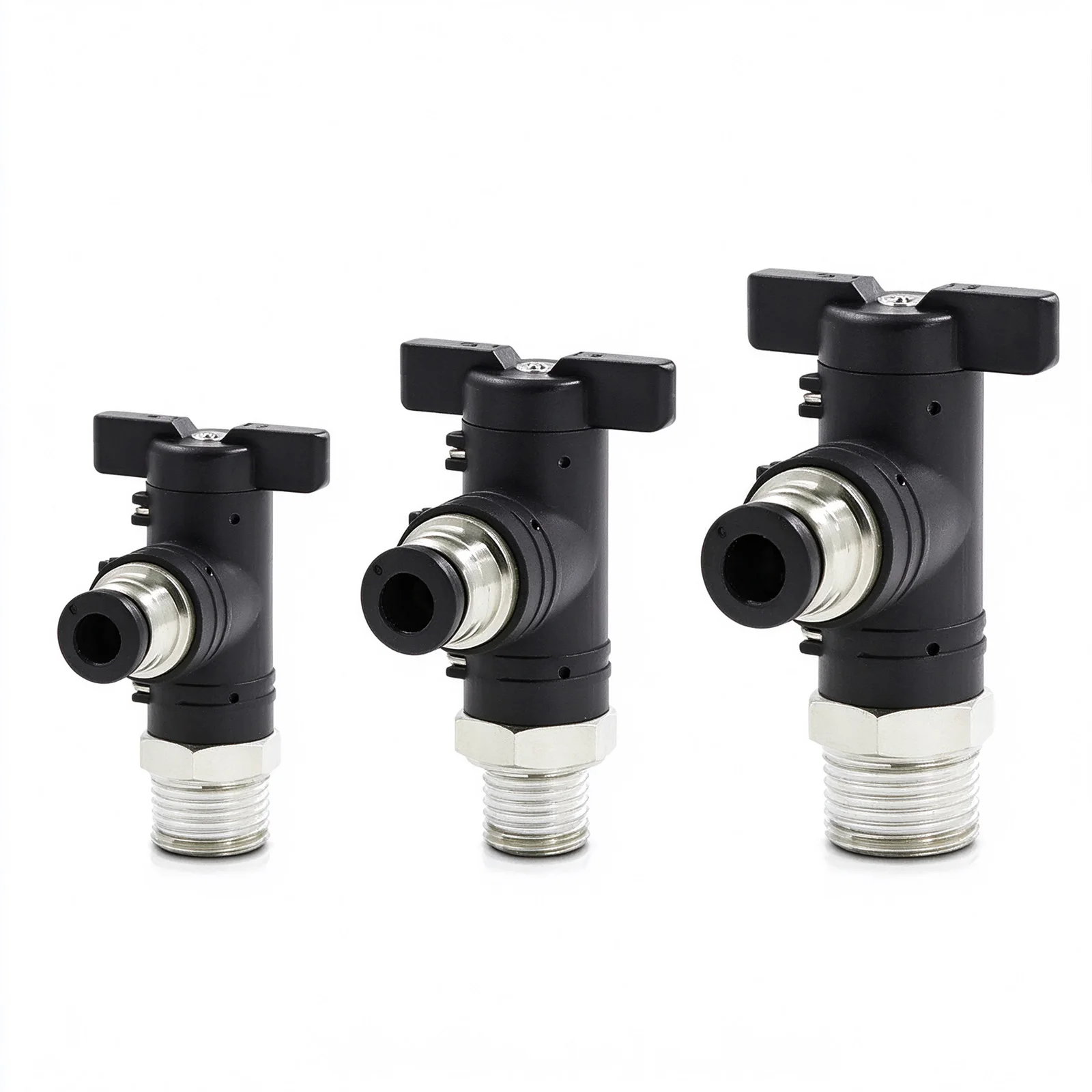 BL Pneumatic Hand Ball Valve Air Tube On-off Switch  Push In Quick Connector for 6/8/10mm PU Air Hose Pneumatic Fitting