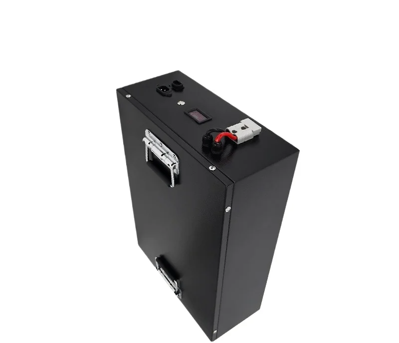 

48V lithium battery 52AH storage and transportation robot 18650 lithium battery pack AGV transporter with communication