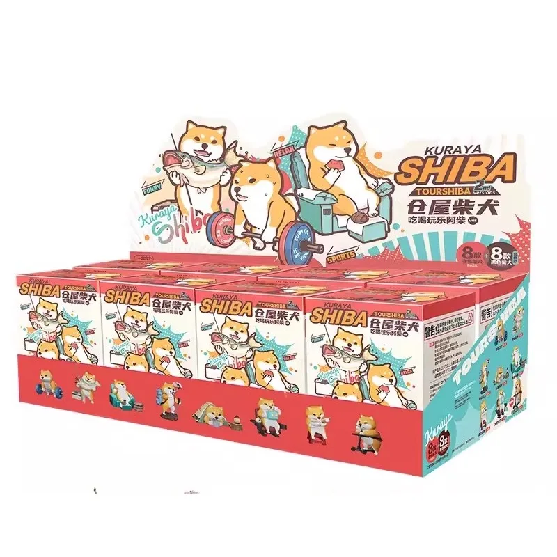 GURAYA Tour Shiba Home Shiba Series Blind Box Toys Mystery Box Shiba Inu Surprise Bag Anime Figure Doll Cute for Birthday Gift