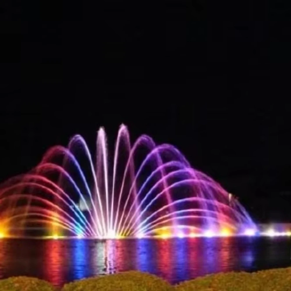 YIDEA Energy-Efficient Full Color Customizable Size Modern Design Outdoor Stainless Steel Musical Fountain Automatic LED