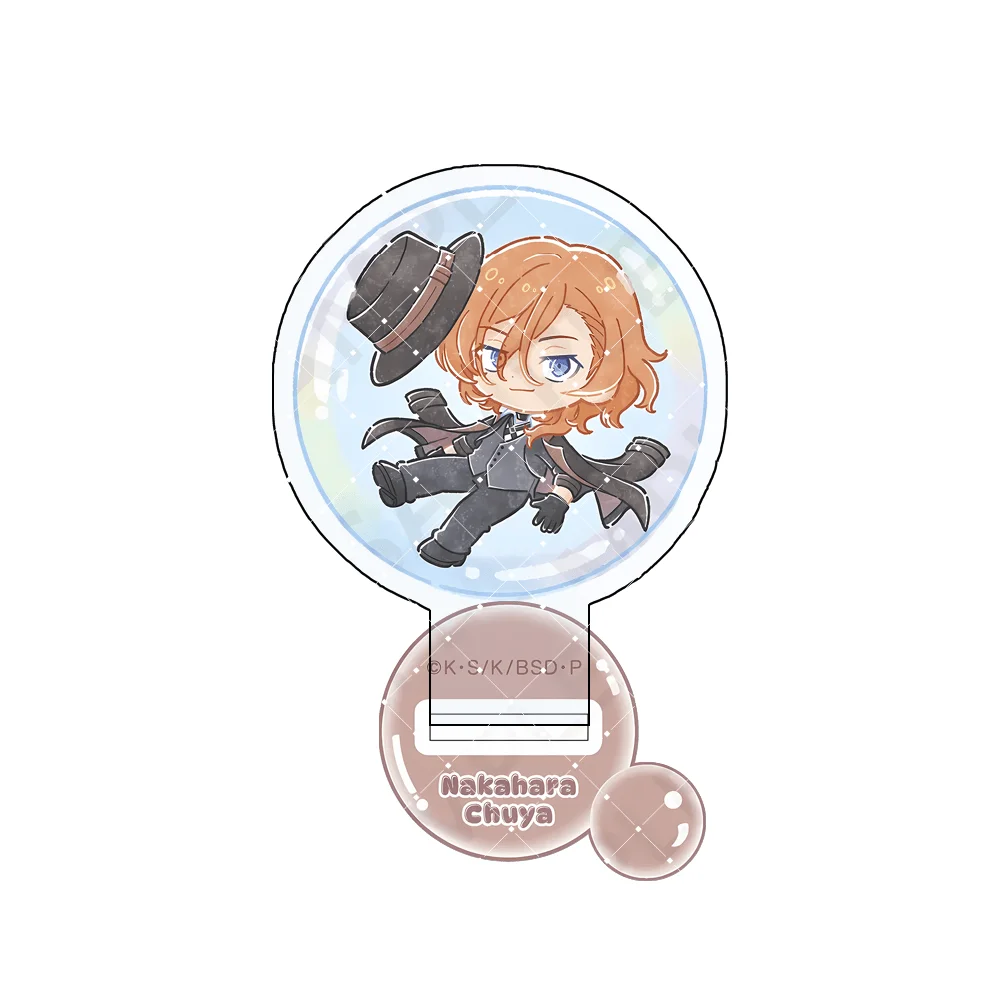 Bungo Stray Dogs Atsushi Nakajima 10cm Acrylic Stand Keychain Bubble Dome Chibi Anime Figure Decor Gift For Fans - view 5