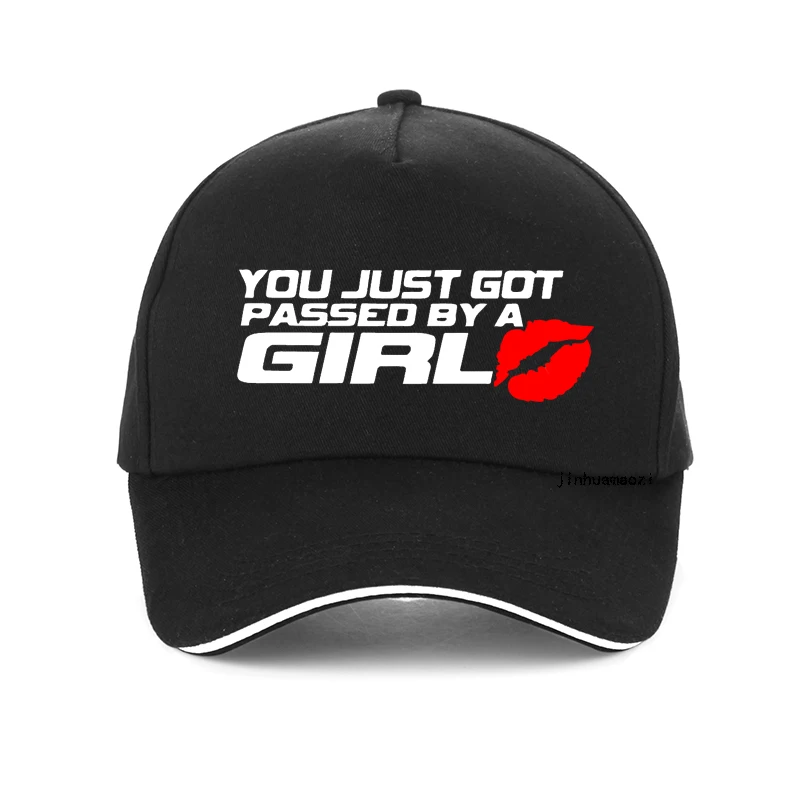 

funny You Just Got Passed By A Girl Letter print baseball cap summer ventilation women Trucker caps Adjustable hats Casquette