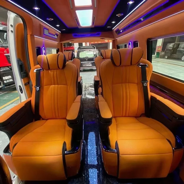 luxu ry V-klasse stoel met Vip auto centrale armsteunbox en opvouwbare stoel zijwand verborgen stoel
