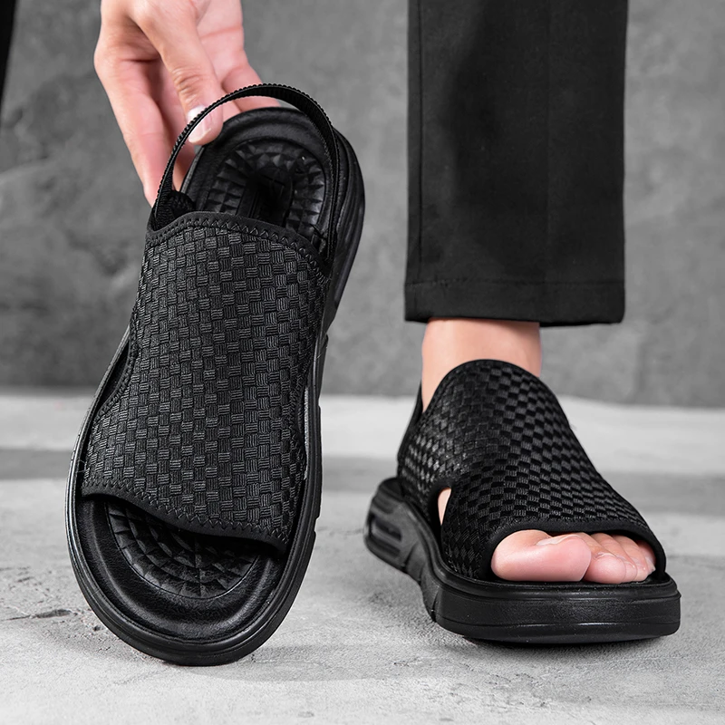 High Grade Men Slippers Non Slip Durable Sandals Comfortable Soft Sole Summer Casual Outdoor Walking Flip Flops