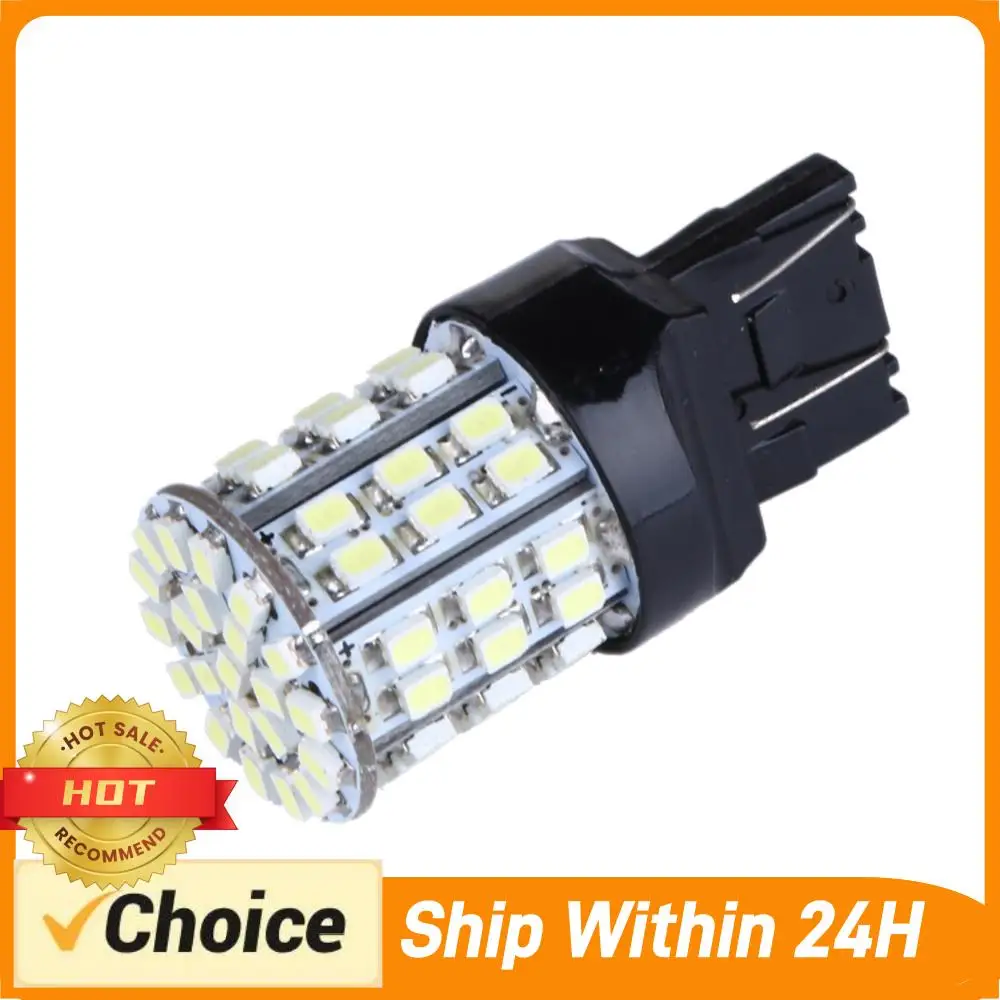 2pcs T20 W21W 7443 7440 LED 64-SMD 1206 Tail Stop Brake Light Bulb Lamp Signal Lighting Accessory for Car Auto