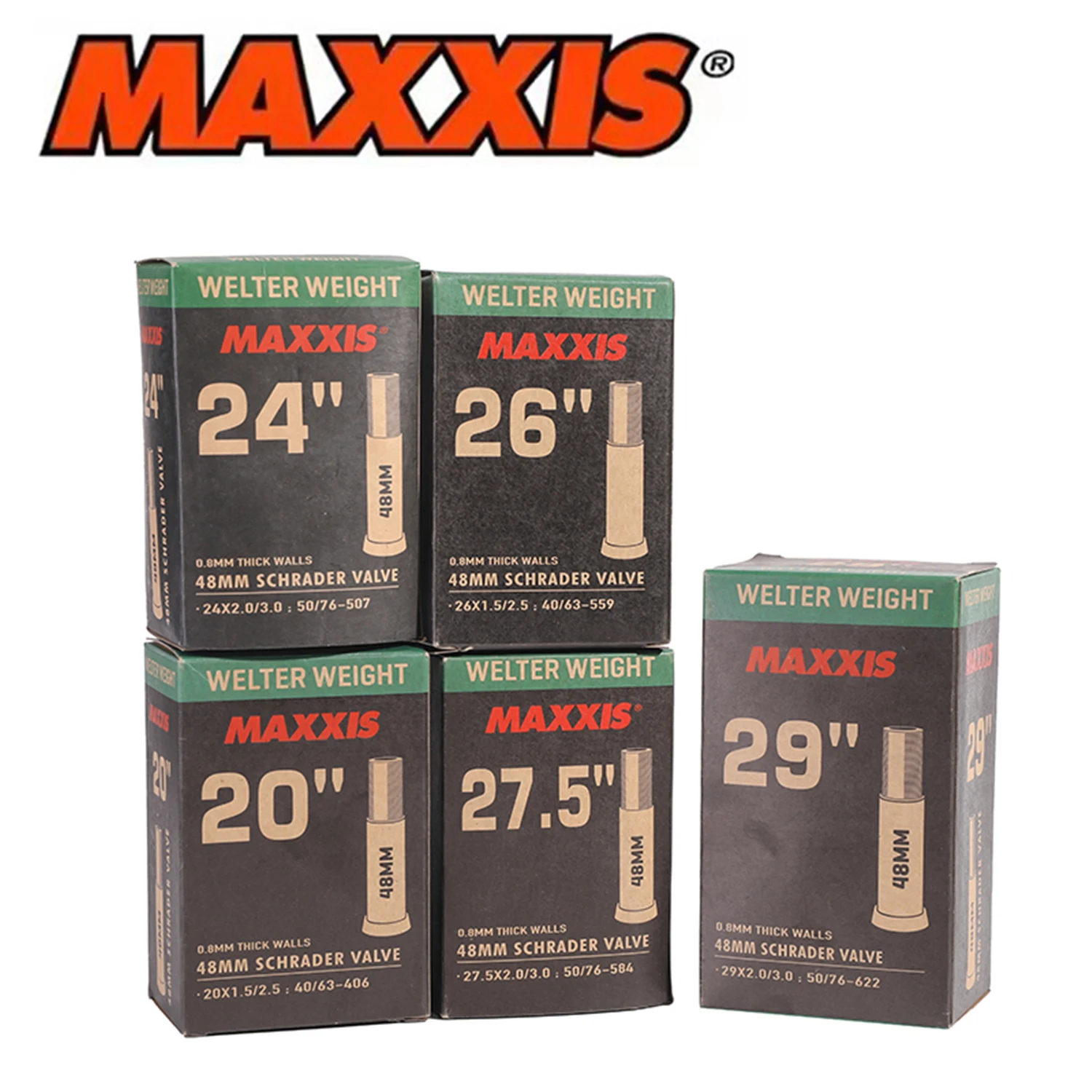 1pc Ultralight MAXXIS 26 Bicycle Inner Tube All Size 20 26 27.5 29 AV Presta Stab Blow Proof MTB Road Bike Tube Camera Tire