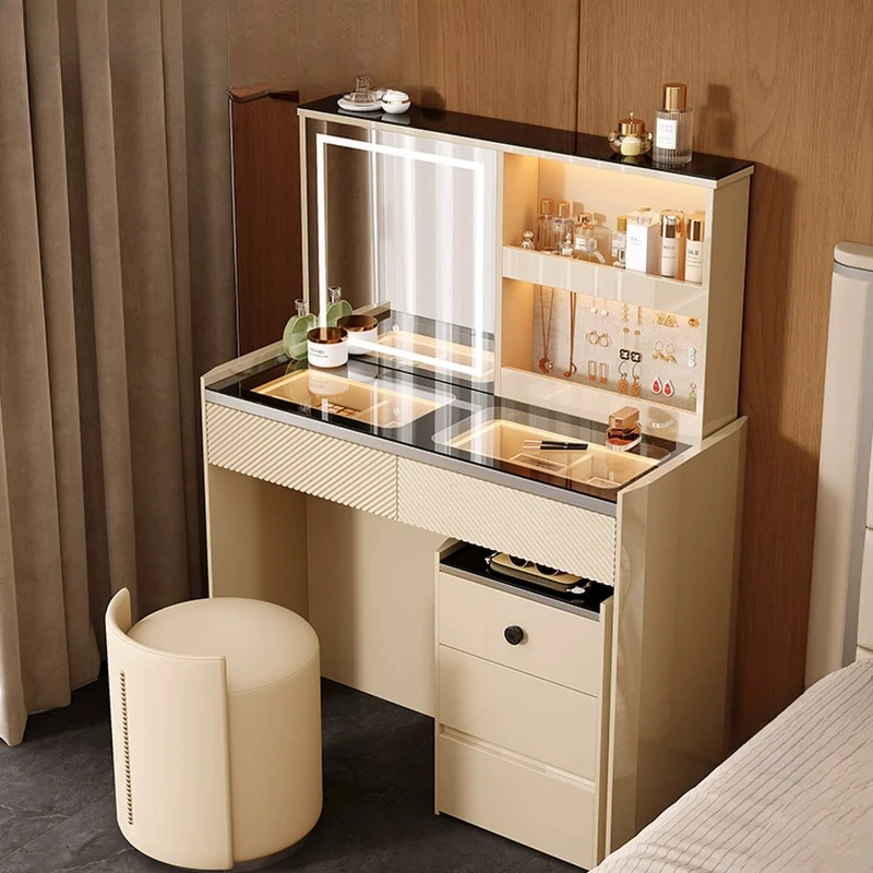 CX light luxury dresser master bedroom solid wood new makeup table