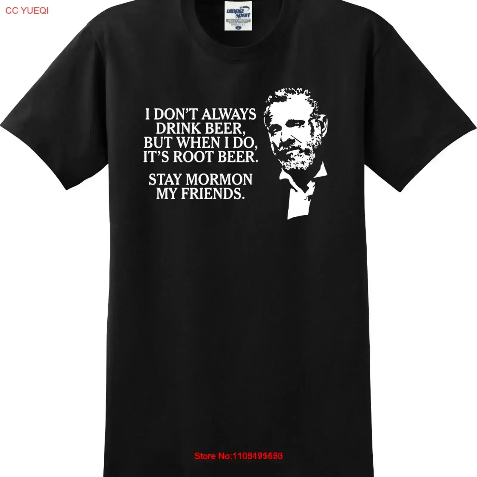 Stay Mormon My Friends Drink Root Beer Funny T Shirt S 5X vintage Washed Top For Everyday Wear Versatile Slightly Casual Soft