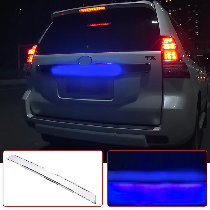 For Toyota Land Cruiser Prado 150 Lc150 2014-2023 Exterior Upgrade Decoration Accessories Rear Door Led Light Brake Warning Lamp