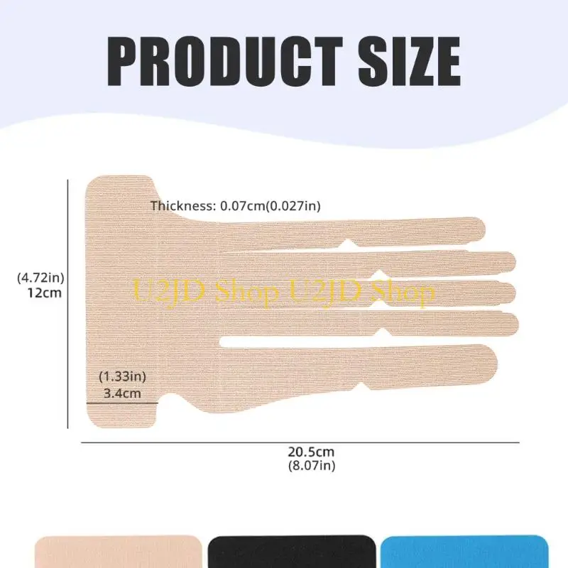 شريط تثبيت المعصم المسامي U2JD لتعزيز الدعم وتخفيف الضغط للتدريب الرياضي والأنشطة اليومية