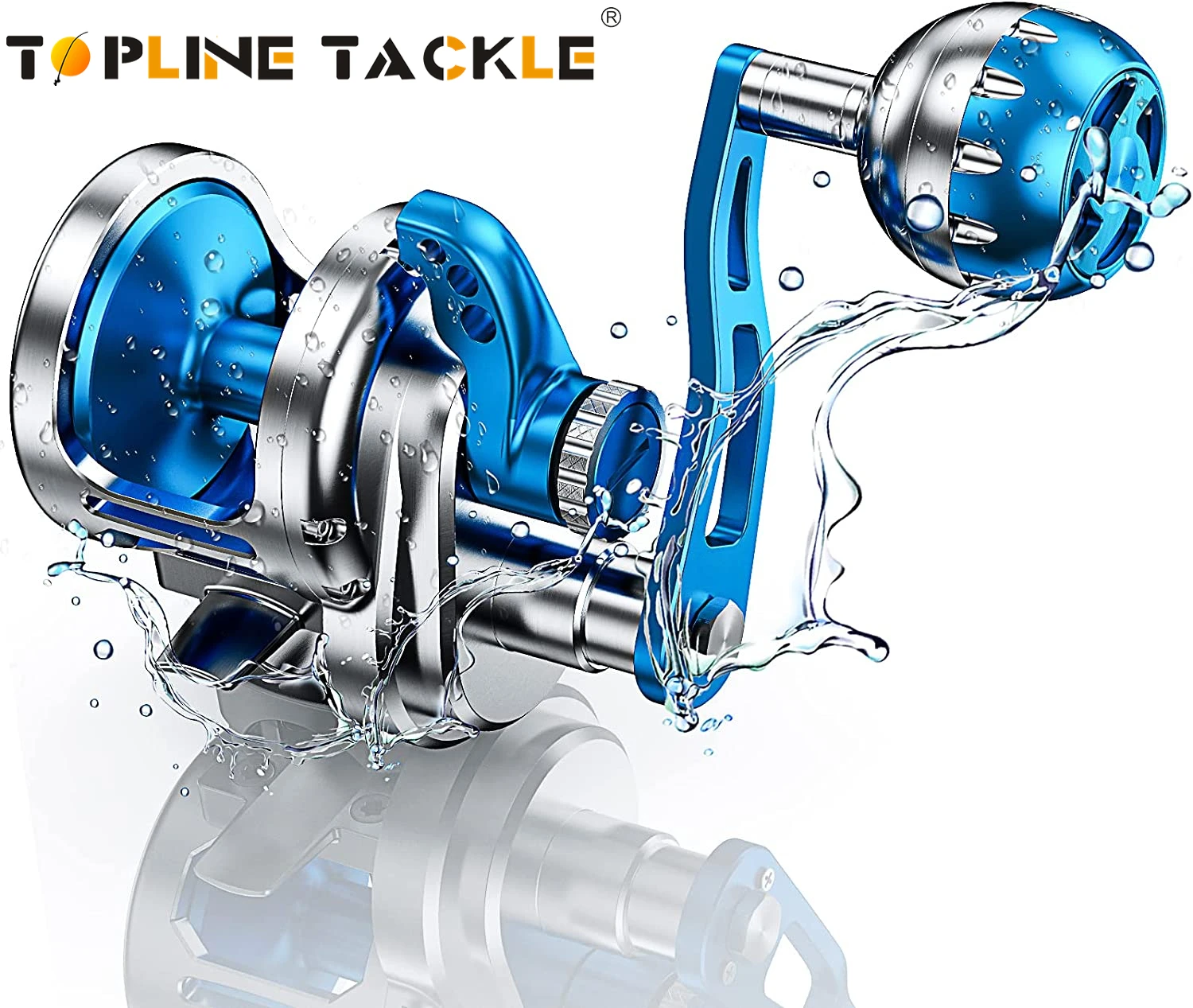 Slow Pitch Jigging Reels 66lbs Slow Jigging Reel Saltwater 6.3:1 Left Hand 9BB+2RB Jigging Reel Saltwater Conventional Reels